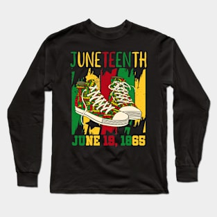 juneteenth June 19 1865 Black African-American Independence Long Sleeve T-Shirt